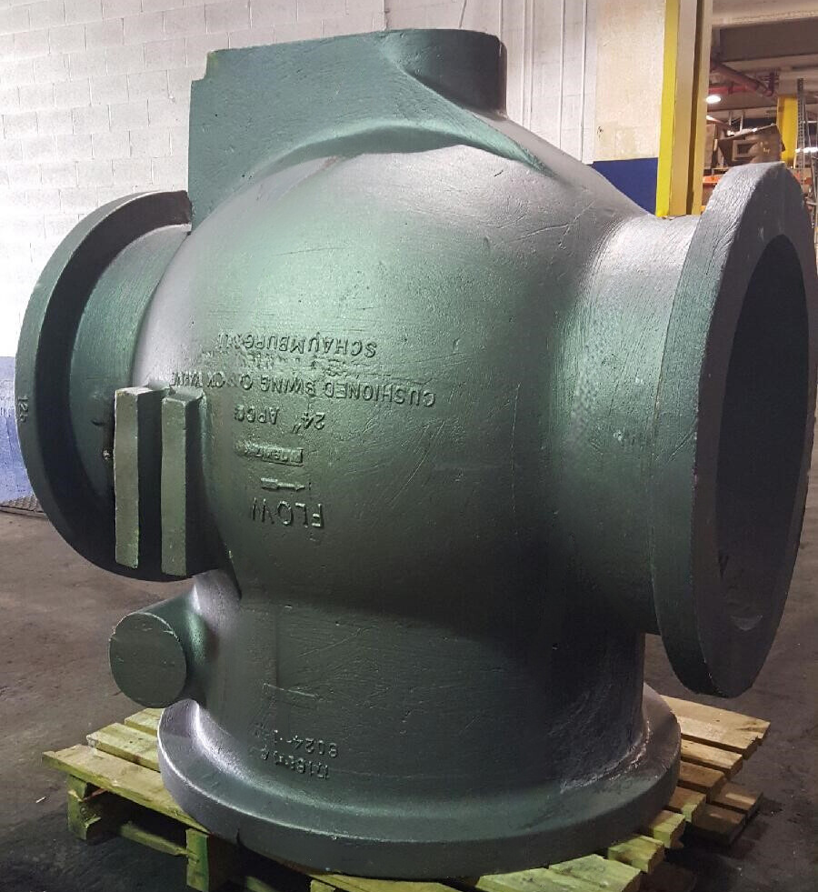 A picture of a Port Eccentric Plug Valve used for isolation service in sewage and wastewater pumping stations, treatment plants and forcemains.