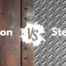 Iron vs. steel